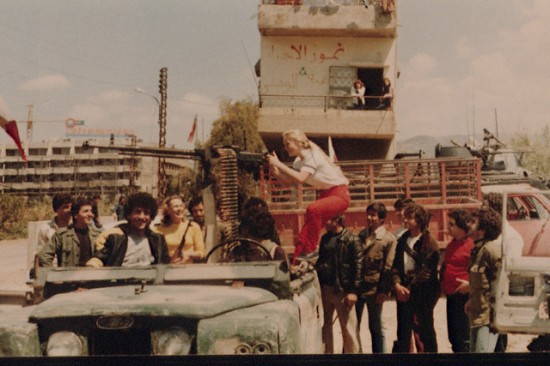 الحرب الاهليه اللبنانيه ........ابرز المحطات وصور نادره  1er-janvier-1980-e28093-combattants-des-noumours-milice-du-parti-national-libc3a9ral